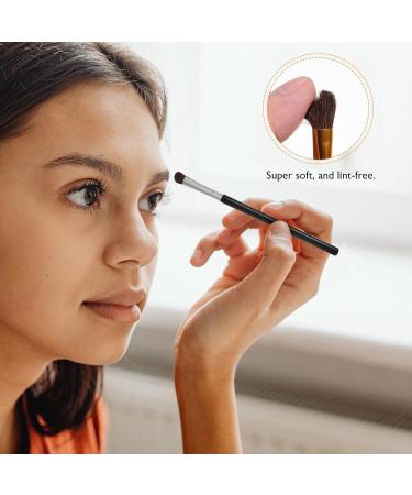 Beavorty 6Pcs Eyeshadow Brush Set Eye Makeup with Soft Bristles and Plastic Handle Angled Eye for Eye Blending - Buy Online on GoSupps.com