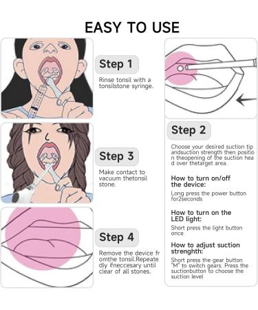 Portable Electric Tonsil Stone Remover & Toothbrush Combo - Effective Suction Tool for Stone Extraction - Buy Online on GoSupps.com
