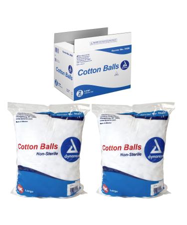 Cotton Balls, Non-Sterile, Medium, 2000/Bag