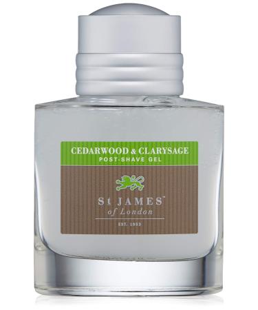 St James of London Cedarwood & Clarysage Post Shave Gel 3.4 Fl Oz