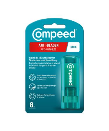 Compeed anti -bubbles stick - protects insufficiently from bladder formation and rubbing - immediately reduces friction on the skin 1 stick (8ml)