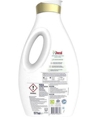 Persil Ultimate Non Bio Aloe Vera Premium tough stains Laundry Washing Liquid Detergent (204 washes) for sensitive skin (4 x 1.377 l) - Buy Online on GoSupps.com
