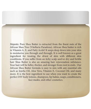 Premium Grade Raw Shea Butter 16 Oz Moisturizer for Skin, Face, Body, Lips, and Hair Men and Women Made in USA - Buy Online on GoSupps.com