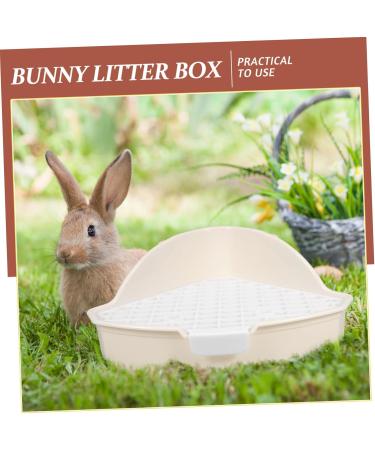 HANABASS Pets Small Animals Toilet Indoor pet Potty abs White cat Toilet 25.00X19.00X10.00CM White - Buy Online on GoSupps.com