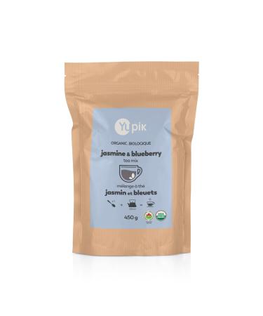 Yupik Organic Jasmine and Blueberry Loose Tea 0.45kg 6 Count 2.6 kg
