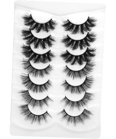 minkissy 7 Pairs Eyelashes Fake Eyelash Manga Lashes Cluster Natural Look Wispy Fake Eye Lashes Realistic Lashes Bulk Clear Lash Band Fake Lashes False Lashes Fiber 3d Accessories Fluffy - Buy Online on GoSupps.com