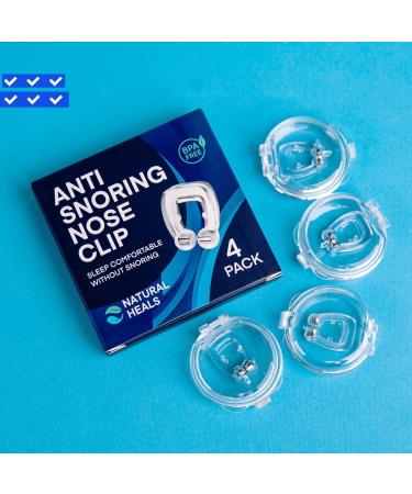 Silicone Magnetic Anti Snoring Nose Clip - Effective Snoring Solution (4 Pcs) - Buy Online on GoSupps.com