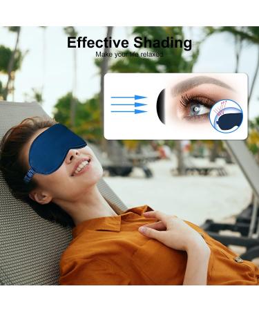 Supregear Silk Sleep Masks 5 Pack - Comfortable Satin Eye Cover for Night Sleeping, Yoga, Travel - Assorted Colors - Men and Women - Buy Online on GoSupps.com