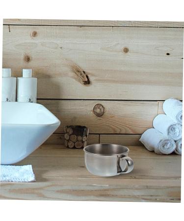 Minkissy 3-Piece Shaving Set - Metal Razor Bowl & Wooden Shaving Cup - Rustproof Steel Gift for Men - Buy Online on GoSupps.com