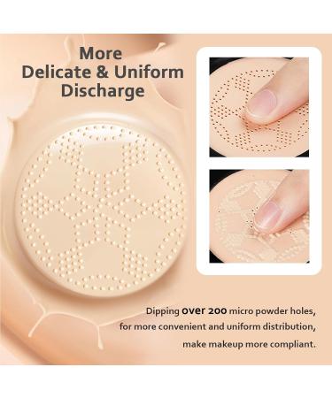 Mushroom Head Air Cushion CC Cream BB Cream Moisturizing Concealer Full Coverage Oil Control Long-Lasting Waterproof BB Cream Liquid Foundation Lightweight Flawless Brightening Makeup (Natural) 20 g (Pack of 1) Natural - Buy Online on GoSupps.com