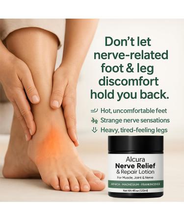 Alcura Neuropathy Lotion Alcura Lotion Alcura Nerve Cream with Arnica Magnesium for Joint Massage Body Moisturizer 4 fl oz (2) - Buy Online on GoSupps.com