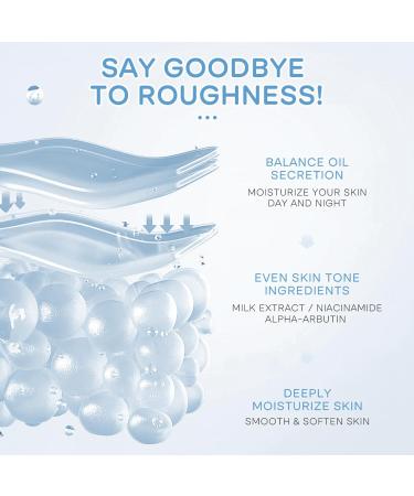 ARCHIDATE Milk Face Routine Set 5Pcs Moisturizing Facial Skin Care Sets Long-lasting Hydrating Enhance Skin Elasticity Face Care Kit Include Cream Cleanser Eye Cream Moisturizer Sunscreen - Buy Online on GoSupps.com