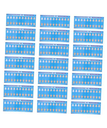 Hapinary 30st tooth color card oral deliveries tooth white color card teeth color tooth bleach tooth whitening bleaching tooth light color tooth color color metric mouthpiece paper paper
