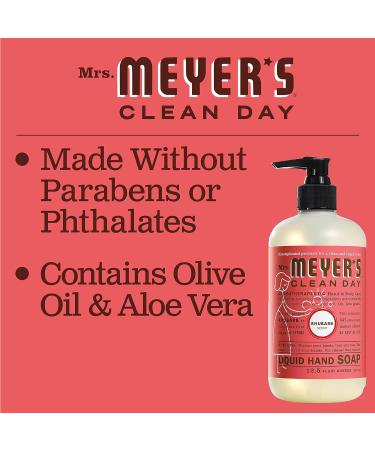 Mrs. MEYER'S Liquid Hand Soap Rhubarb 12.5 OZ. (Pack of 3) - Buy Online on GoSupps.com