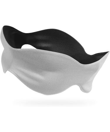 Marie Ernst Eye Mask | Soft & Comfortable Sleep Accessory for Men and Women | Grey Large Blindfold for Tranquil Sleep - Buy Online on GoSupps.com
