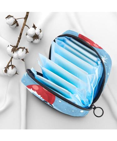 MUOOUM Menstrual Artery Bag - Zipper Tampon & Bandage Bag for Women - Christmas Tree Pattern - 1 Count | Stylish & Functional - Buy Online on GoSupps.com