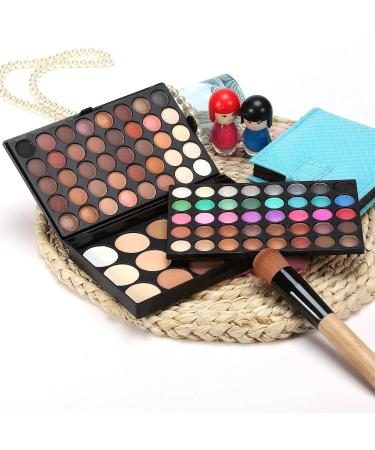 Professional 80-Color Eyeshadow & 15-Color Rouge Palette Set | Long-Lasting Beauty Kit for Women | Perfect for Home Use | International Shipping Available - Buy Online on GoSupps.com