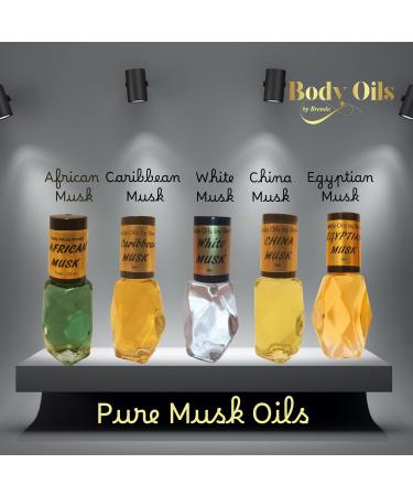 Brenda African Musk Oil - Green Thick Uncut Body Oil - No Alcohol Scented Oil (1/4 fl. oz.) - Shop Internationally - Buy Online on GoSupps.com