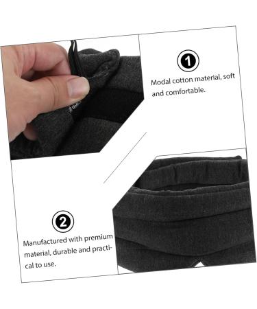 BESTYASH Masque pour Yeux Bandeau Cache Yeux Masque Nuit Sommeil Cache Oeil pour Dormir Sommeil Bandeau pour Sieste Gris Fonc  - Buy Online on GoSupps.com