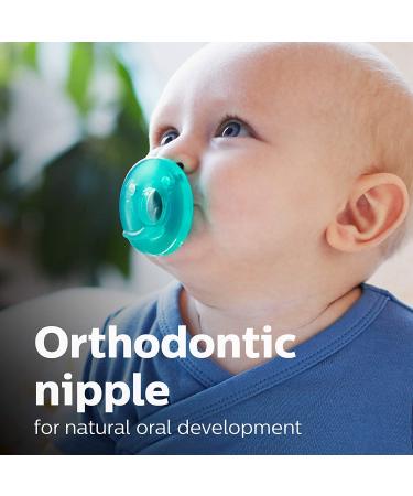 Philips AVENT Soothie Pacifier  0-3 Months  Green  4 Pack  SCF190/41 4 Pack 0-3m Green - Buy Online on GoSupps.com