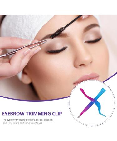 SOESFOUFU 1 Set Beauty Tools Eyelash Curler Portable Eyebrow Tweezers Eyebrow Trimming Clip Bevel Hair Removal Eyebrow Brush Eyebrow Tweezers for Women Professional Precision aldult - Buy Online on GoSupps.com