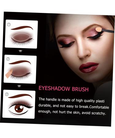 DOITOOL Disposable 100pcs Double Ended Eyeshadow Brush Sponge Dual-side Smudger Eyeshadow Stick Cosmetic Pointy Makeup Sponge 6.5x1.3cm Black - Buy Online on GoSupps.com