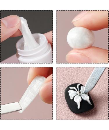3D Modelling Gel for Nails - Solid Nail Gel for Sculpture 5ml Builder Non Sticky for Extension Modeling Sculpture Beginner Professional Women Girls - Buy Online on GoSupps.com