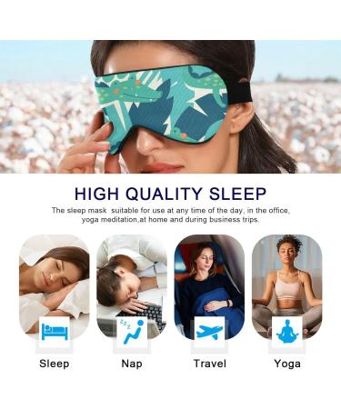 Adjustable Light Blocking Eye Mask for Travel, Yoga, and Deep Sleep - Haskirky - Buy Online on GoSupps.com