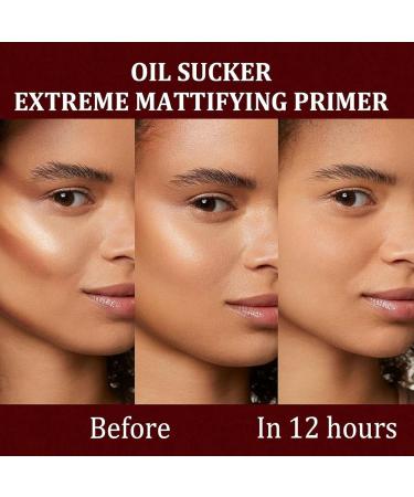 Oil-absorbing makeup primer Waterproof and sweat-proof matte makeup primer Moisturizing and firming matte makeup primer Suitable for all skin types 2pcs - Buy Online on GoSupps.com