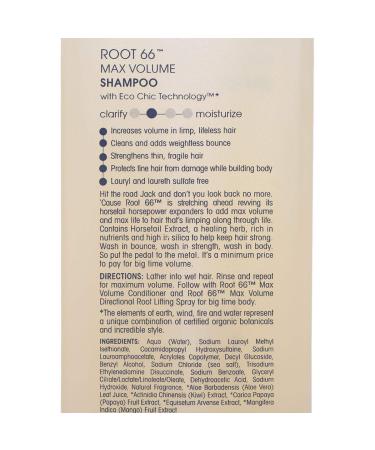 Giovanni Cosmetics Root 66 Max Volume Shampoo - 8.5 oz | Boost Volume & Shine | International Shipping Available - Buy Online on GoSupps.com
