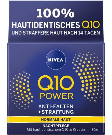 Nivea Q10 Power Night Cream 50 ml - Buy Online on GoSupps.com