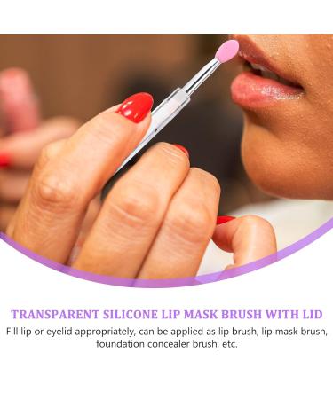 24 Pcs Silicone Lip & Eyeshadow Brush Set - Makeup Supplies for Perfect Lipstick & Eyeshadow Application - Cosmetic Accessories - Buy Online on GoSupps.com