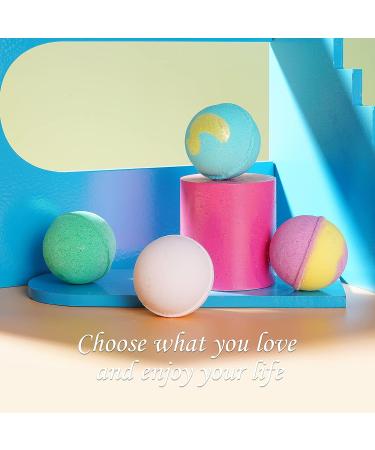 Organic Handmade Bath Bombs Set with Essential Oils and Shea Butter - Natural Moisturizing for Dry Skin - Perfect Birthday Gifts for Women and Girls - Buy Online on GoSupps.com