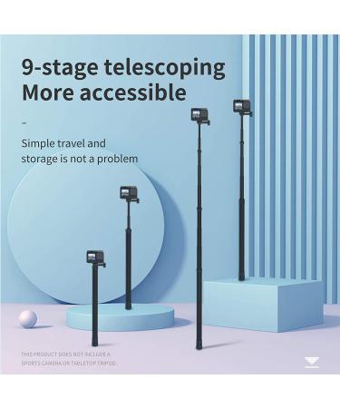 REYGEAK 106 Inch Ultra Long Carbon Fiber Selfie Stick for GoPro, DJI, and AKASO Cameras - Buy Online on GoSupps.com