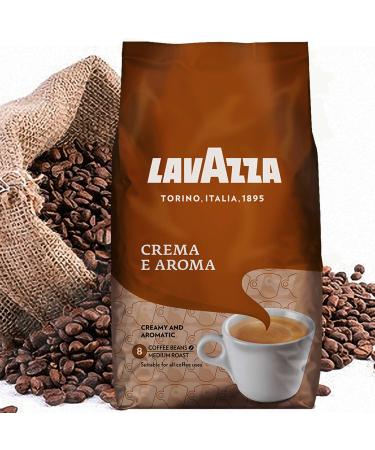 Buy LAVAZZA Whole Bean Coffee Crema E Aroma 14x1000g - Premium Italian Coffee Creamy & Aromatic 14kg | Pack of 6 - International Shipping Available - Buy Online on GoSupps.com