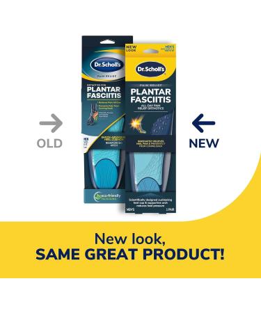 Dr. Scholl's Heel Spur Orthotics for Men (Size 8-13) - 2-Pack Blue | Comfort & Support - Buy Online on GoSupps.com