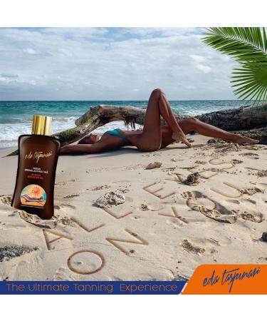 Eda Taspinar Bronz Intense Tanning Oil 200ml - Accelerated Dark Mediterranean Tan, All Eyes On You - SPF 0 | Buy Now - Buy Online on GoSupps.com