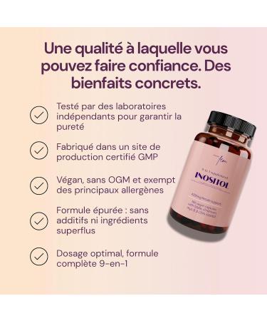 Myo-Inositol et D-Chiro Inositol SOPK 4100MG G lules V ganes Fonction M tabolique quilibre Hormonal et Bien- tre Psychologique 9-en-1 Folate 5-MTHF Chrome Zinc Vitamine B6 B12 & D3 2x lot Caps d'Inositol - Buy Online on GoSupps.com