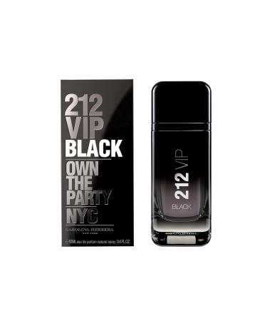 212 VIP BLACK/CAROLINA HERRERA EDP SPRAY 3.4 OZ (100 ML) (M) - Buy Online on GoSupps.com