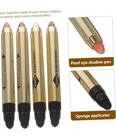 Beavorty 4pcs Highlighter Eyeshadow Pencil Eyeshadow Crayon Glitter Crayons Neutral Eyeshadow Plastic - Buy Online on GoSupps.com
