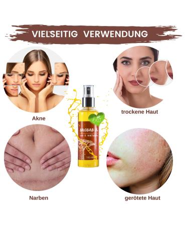 Buy Sanaviva Baobab l Cold-Pressed 100ml - Pure Organic Vegan Baobab Oil for Face Hair & Body Care - Buy Online on GoSupps.com