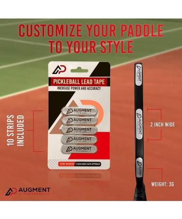 Pickleball Lead Tape - Increase Power and Swing Speed with 3g Preweighted Bars - Ideal Pickleball Accessory for Enhanced Performance - Buy Online on GoSupps.com