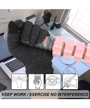 2 Pairs Full Finger Arthritis Gloves for Pain Compression Gloves for Women Men Carpal Tunnel Rheumatoid Arthritis Hand Support - Relief for Joint Pain - Touchscreen Glove for Typing Work (Medium) Medium Black - Buy Online on GoSupps.com