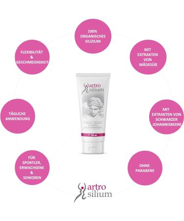 Artrosilium Organic Silicon Gel 150ml - Joint Pain Relief Massage Gel for Daily Use - 4-Week Treatment - Effective Silicon Solution - Buy Online on GoSupps.com