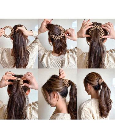 Bird Nest Hair Clip Set - 7 Vintage Expandable Ponytail Clips & Accessories for Women & Girls | Shop Now! - Buy Online on GoSupps.com
