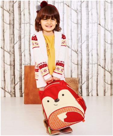 Skip Hop Zoo Little Kid Backpack Fox Ferguson | Fun & Durable Kids' Bag for School & Travel - Buy Online on GoSupps.com