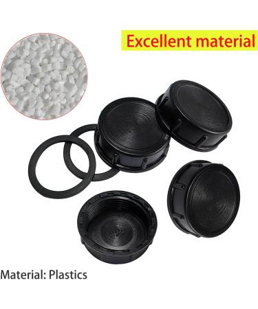 Qrity 2-Pack Kitchen Sink Drain Pipe Locking Cap - 39mm Threaded Seal for Black Leak Prevention | International Shipping Available - Buy Online on GoSupps.com