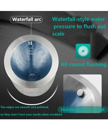 Wall Mounted Sensor Urinal 304 Stainless Steel Urinal Men's Flushing Urinal Ommercial Men's Adult Urinal Bathroom Toilet for Bathrooms Hotels Shopping Gold - Buy Online on GoSupps.com