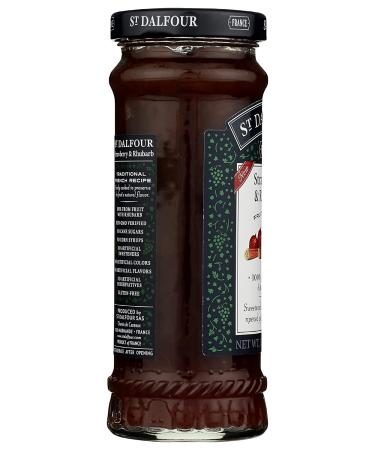St. Dalfour Strawberry & Rhubarb Spread 10 oz - Premium Deluxe Fruit Preserves - Buy Online on GoSupps.com
