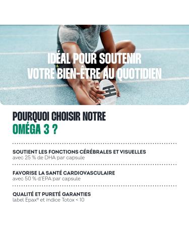 Om ga 3 concentr s 50% EPA / 25% DHA - Qualit Epax - Puret Totox 10 - Certifi s Friend of the Sea - Compl ment alimentaire Bien- tre & Performance - Fabriqu en France - Buy Online on GoSupps.com